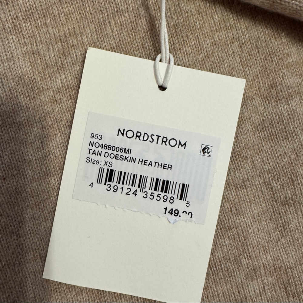 NORDSTROM 100% Cashmere Crewneck Sweater NWT - Picture 11 of 11